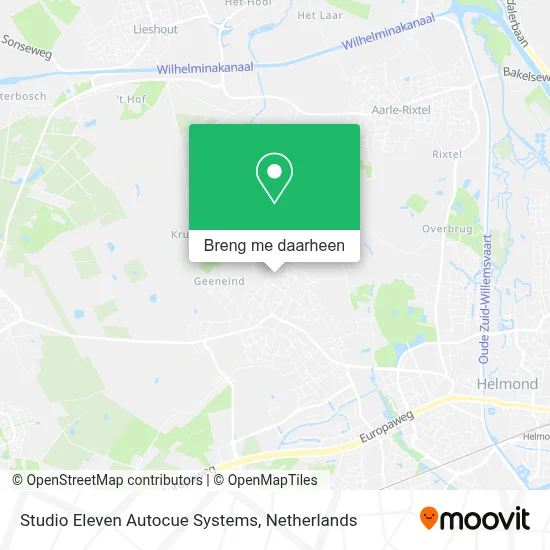 Studio Eleven Autocue Systems kaart