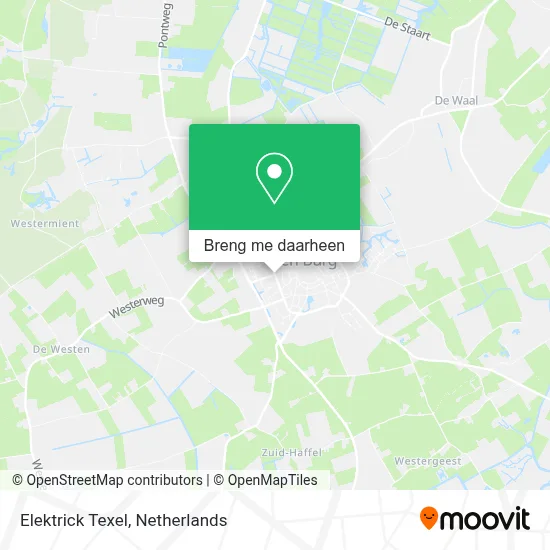 Elektrick Texel kaart