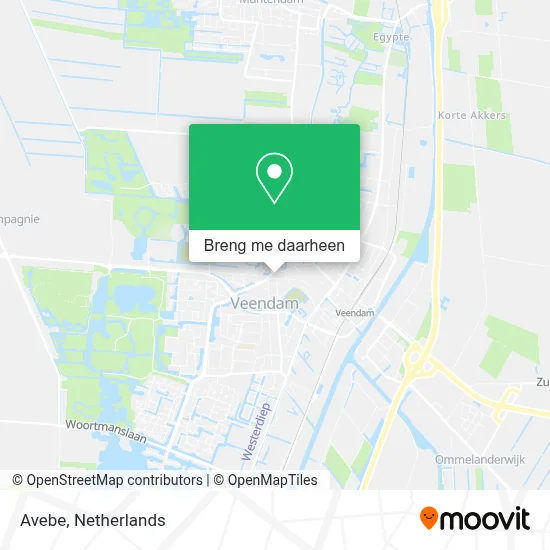 Avebe kaart