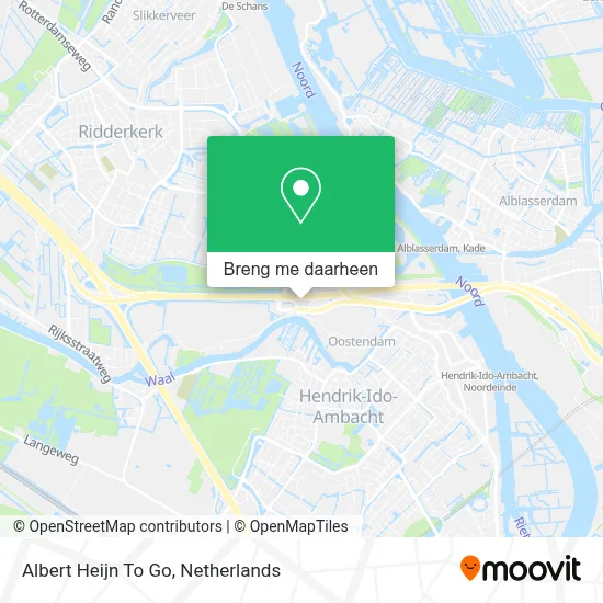 Albert Heijn To Go kaart