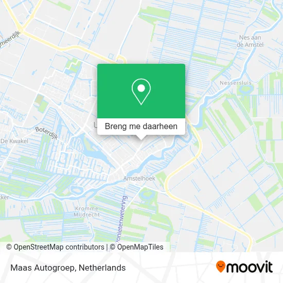 Maas Autogroep kaart