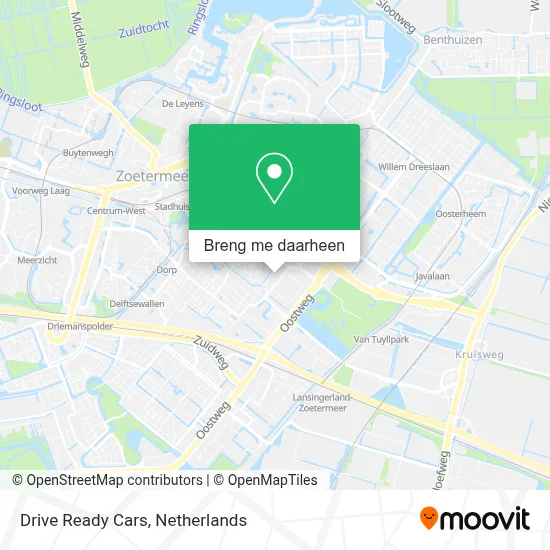 Drive Ready Cars kaart