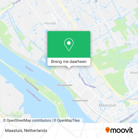 Maasluis kaart
