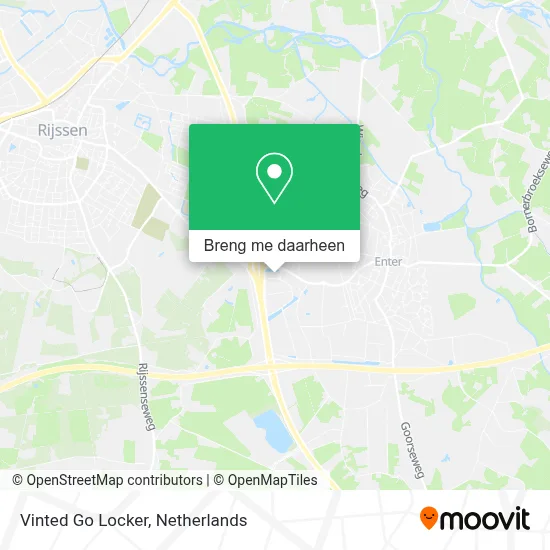 Vinted Go Locker kaart