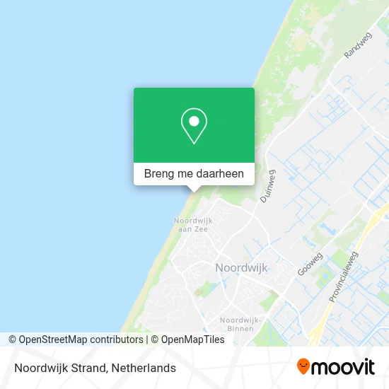 Noordwijk Strand kaart