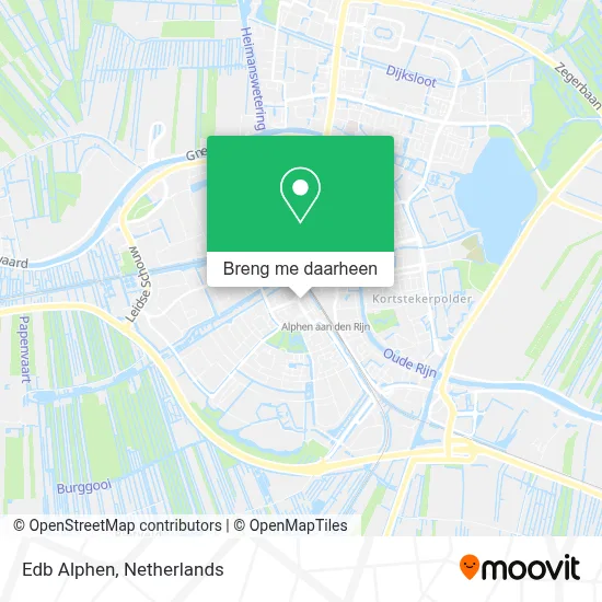 Edb Alphen kaart