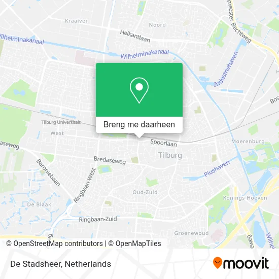 De Stadsheer kaart
