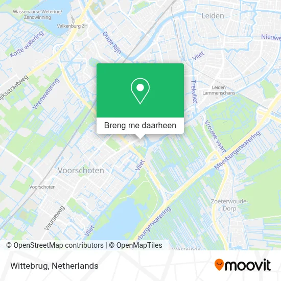 Wittebrug kaart