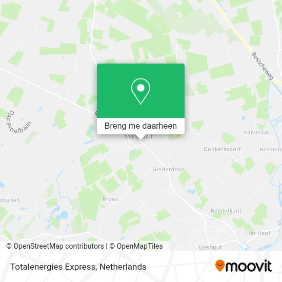 Totalenergies Express kaart