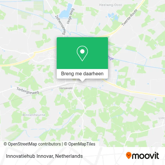Innovatiehub Innovar kaart