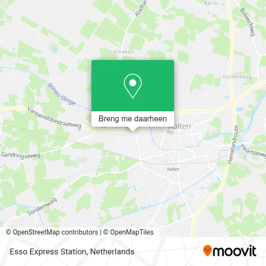 Esso Express Station kaart