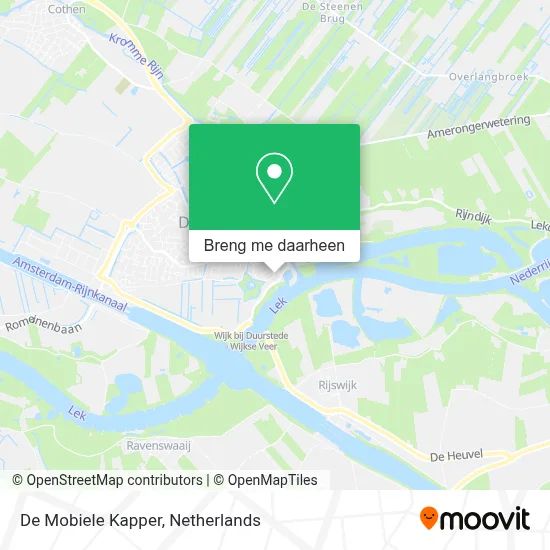 De Mobiele Kapper kaart