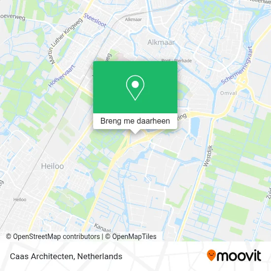 Caas Architecten kaart