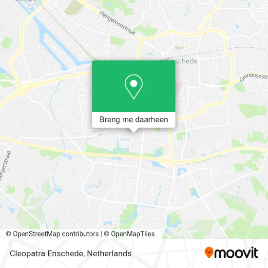 Cleopatra Enschede kaart