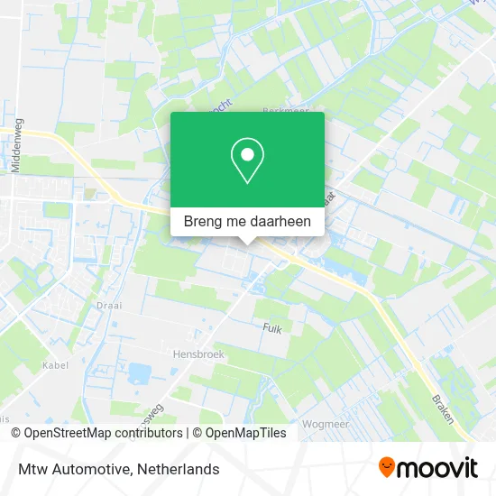 Mtw Automotive kaart