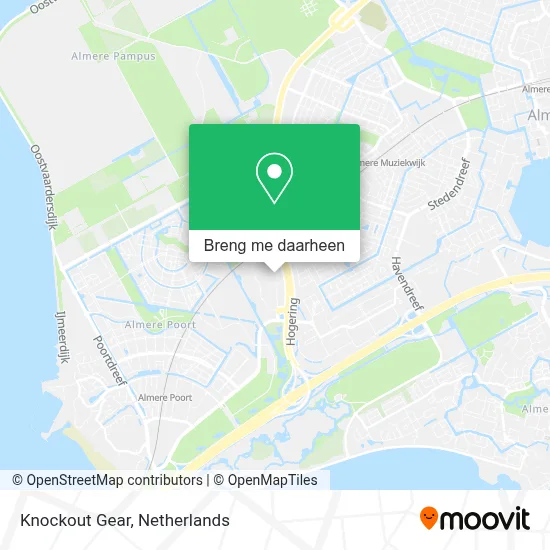 Knockout Gear kaart
