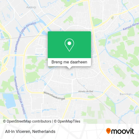 All-In Vloeren kaart