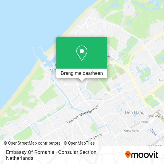Embassy Of Romania - Consular Section kaart