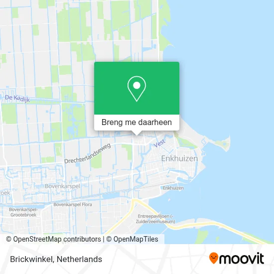 Brickwinkel kaart