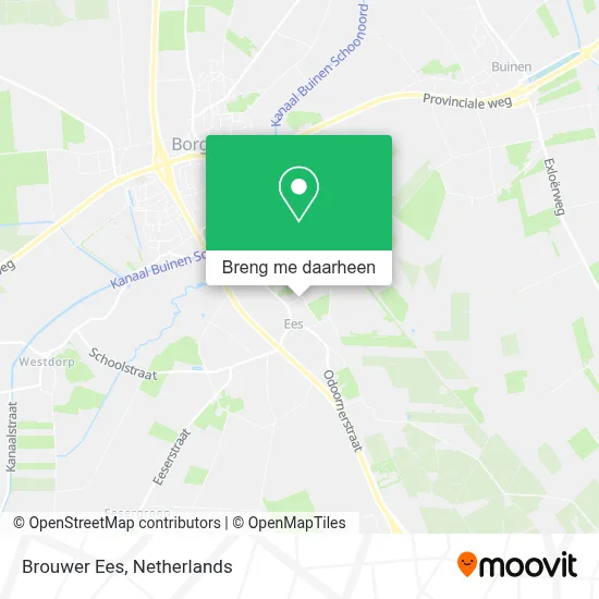Brouwer Ees kaart
