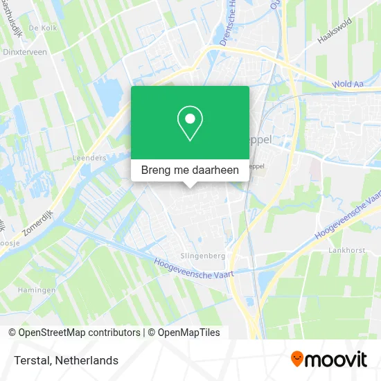 Terstal kaart