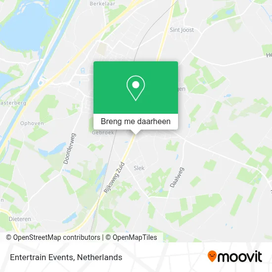 Entertrain Events kaart