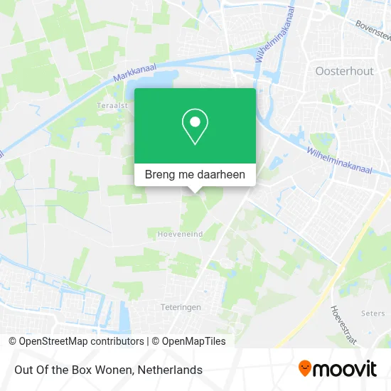Out Of the Box Wonen kaart