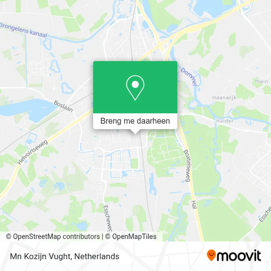 Mn Kozijn Vught kaart