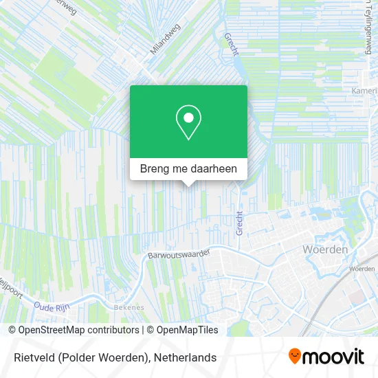 Rietveld (Polder Woerden) kaart