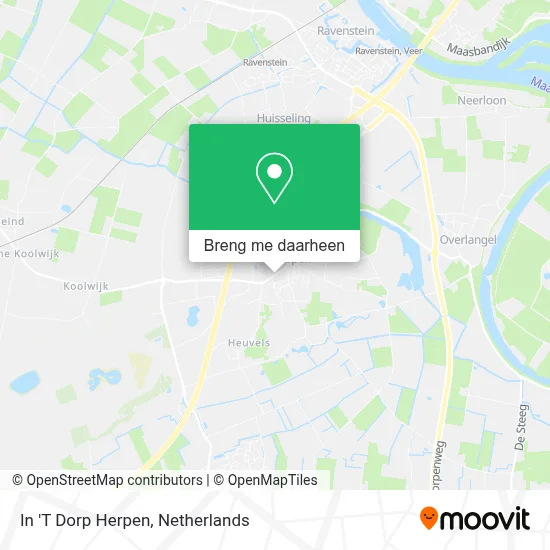In 'T Dorp Herpen kaart