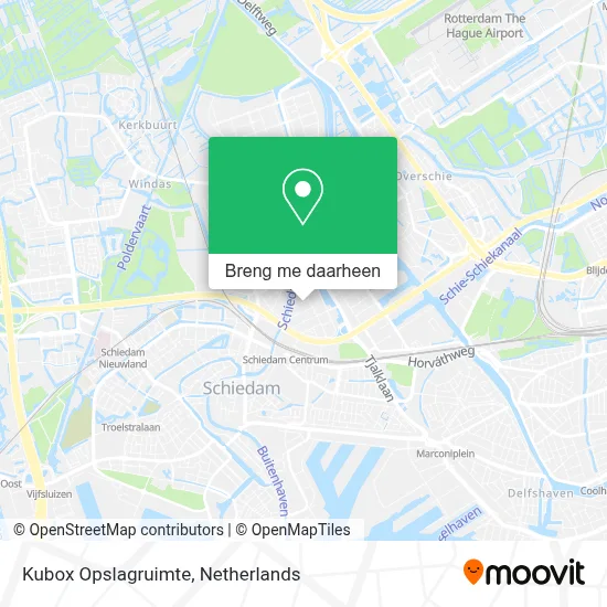 Kubox Opslagruimte kaart
