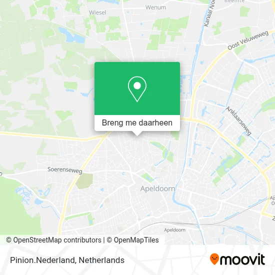 Pinion.Nederland kaart