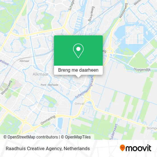 Raadhuis Creative Agency kaart