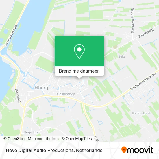 Hovo Digital Audio Productions kaart