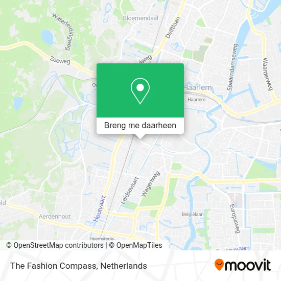 The Fashion Compass kaart