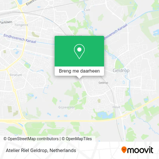 Atelier Riel Geldrop kaart