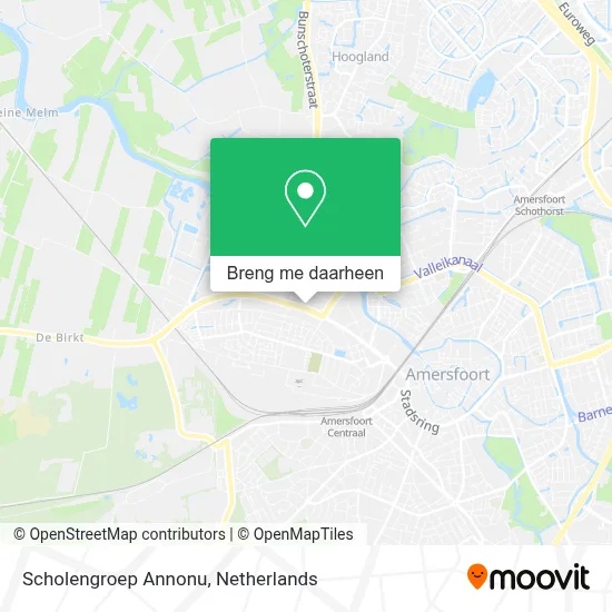 Scholengroep Annonu kaart