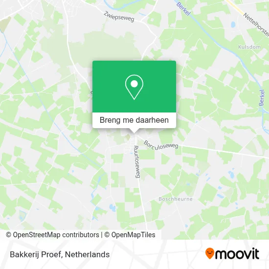 Bakkerij Proef kaart