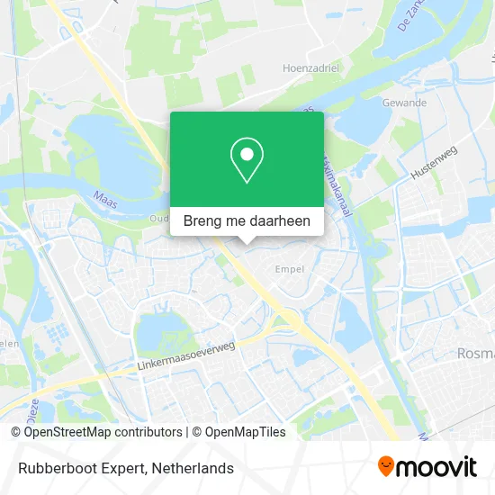 Rubberboot Expert kaart
