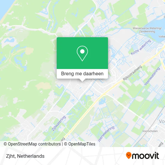 Zjht kaart