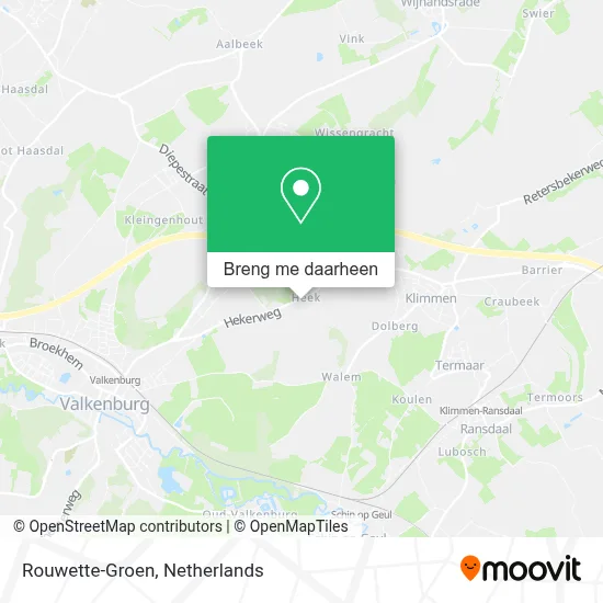 Rouwette-Groen kaart
