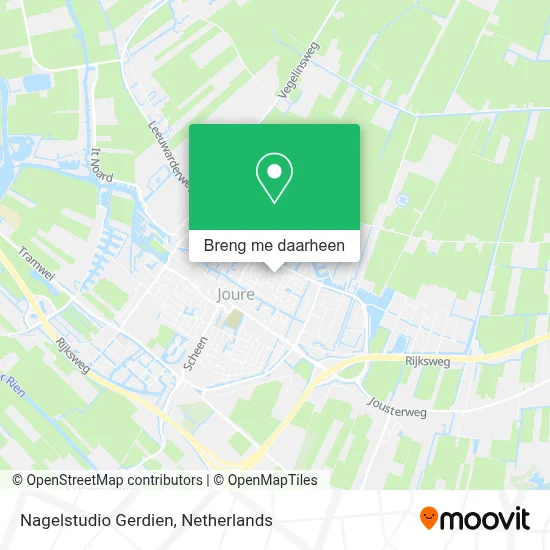 Nagelstudio Gerdien kaart