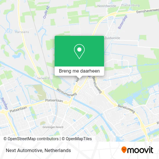 Next Automotive kaart
