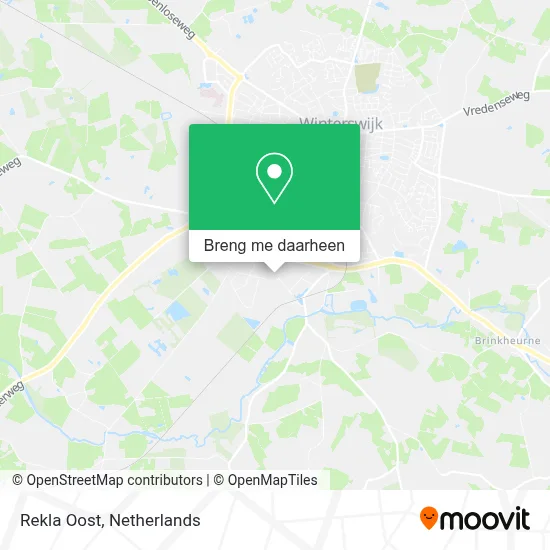 Rekla Oost kaart