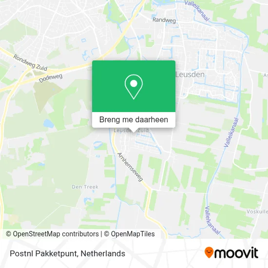 Postnl Pakketpunt kaart