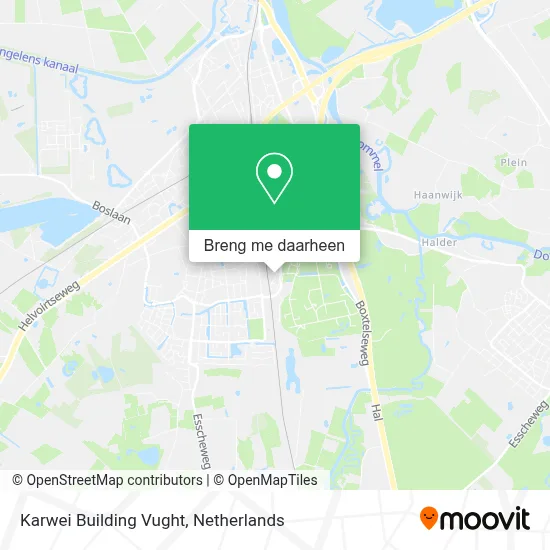 Karwei Building Vught kaart