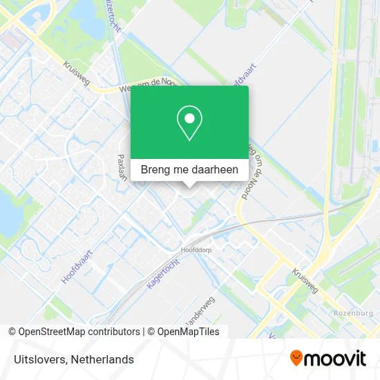 Uitslovers kaart