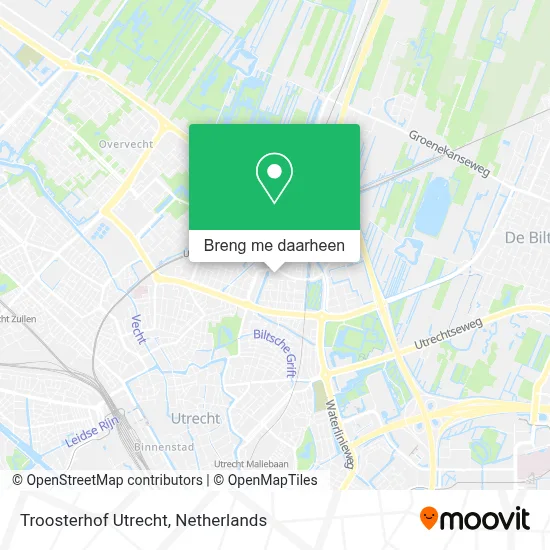 Troosterhof Utrecht kaart