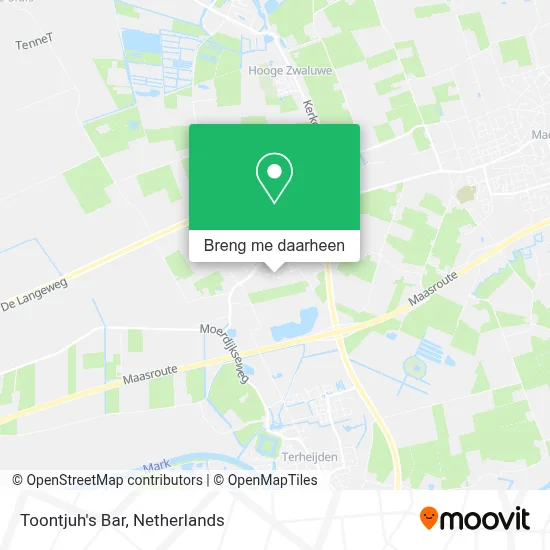 Toontjuh's Bar kaart