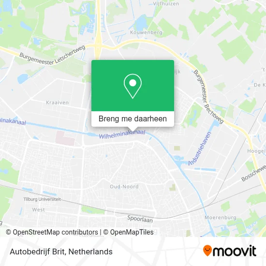 Autobedrijf Brit kaart